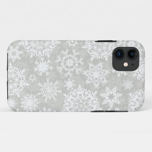 Snowflake patroon Case-Mate iPhone case (Achterkant (horizontaal))