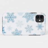 Snowflake patroon Case-Mate iPhone case (Achterkant (horizontaal))