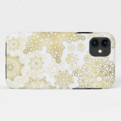Snowflake patroon Case-Mate iPhone case (Achterkant (horizontaal))