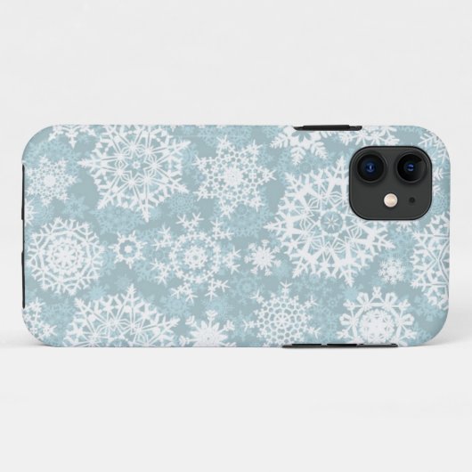 Snowflake patroon Case-Mate iPhone case (Achterkant (horizontaal))