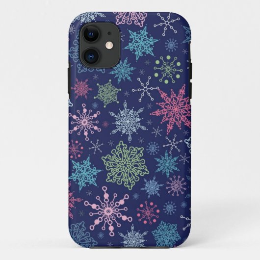 Snowflake patroon Case-Mate iPhone case (Achterkant)