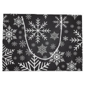 Snowflake patroon groot cadeauzakje (Achterkant)