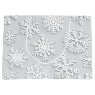 Snowflake patroon groot cadeauzakje