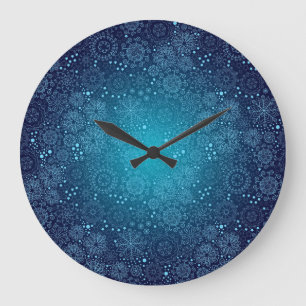 Snowflake patroon grote klok