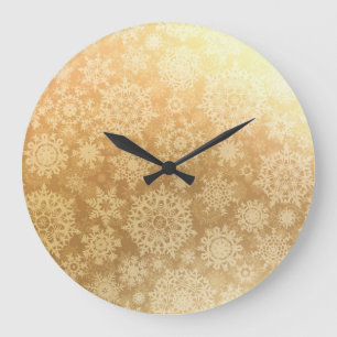 Snowflake patroon grote klok