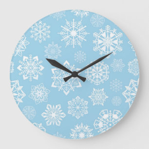 Snowflake patroon grote klok