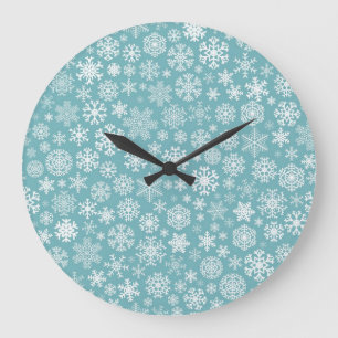 Snowflake patroon grote klok