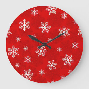 Snowflake patroon grote klok