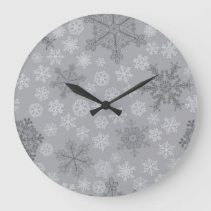 Snowflake patroon grote klok
