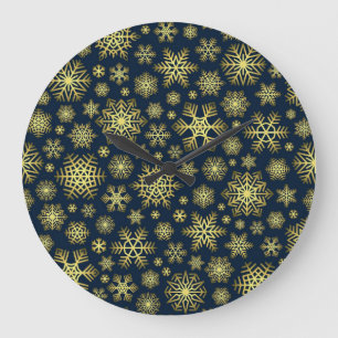 Snowflake patroon grote klok