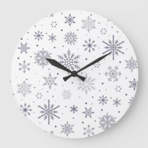 Snowflake patroon grote klok
