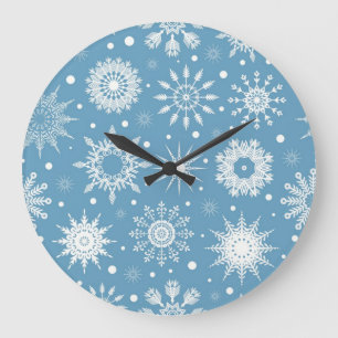 Snowflake patroon grote klok