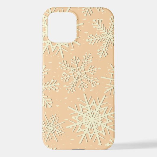 Snowflake patroon iPhone hoesje (Achterkant)