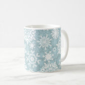 Snowflake patroon koffiemok (Voorkant rechts)