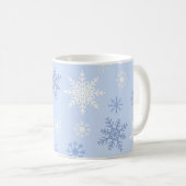 Snowflake patroon koffiemok (Voorkant rechts)