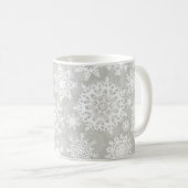 Snowflake patroon koffiemok (Voorkant rechts)