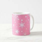 Snowflake patroon koffiemok (Voorkant rechts)