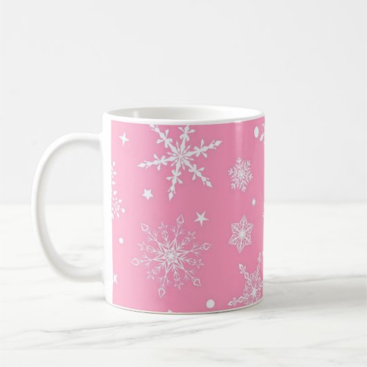 Snowflake patroon koffiemok (Links)