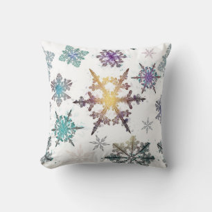 Snowflake patroon kussen