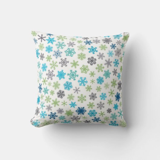 Snowflake patroon kussen (Voorkant)