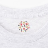 Snowflake patroon labels (Aangebracht)