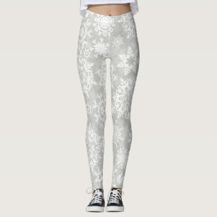 Snowflake patroon leggings
