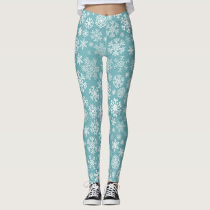 Snowflake patroon leggings