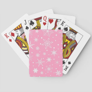 Snowflake patroon pokerkaarten