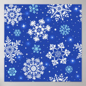 Snowflake patroon poster (Voorkant)