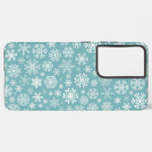 Snowflake patroon samsung galaxy hoesje (Linkerkant)