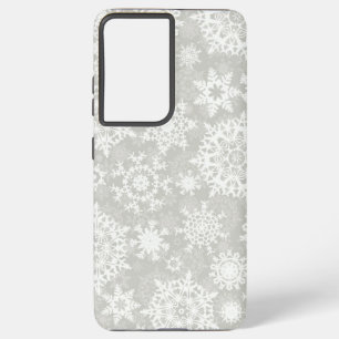 Snowflake patroon samsung galaxy hoesje