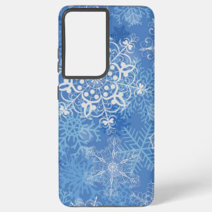 Snowflake patroon samsung galaxy hoesje