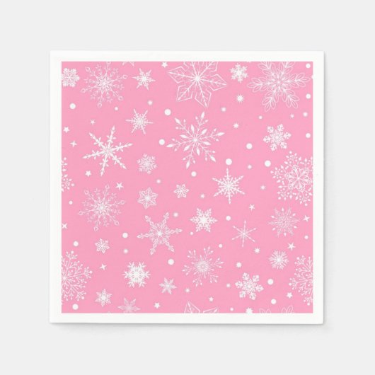 Snowflake patroon servet (Voorkant)