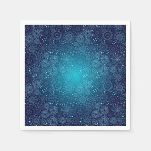 Snowflake patroon servet