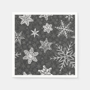 Snowflake patroon servet