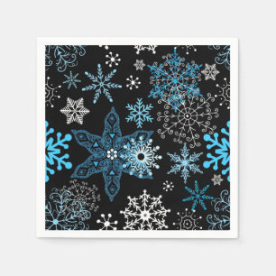 Snowflake patroon servet