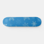 Snowflake patroon skateboard (Horizontaal)