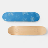 Snowflake patroon skateboard (Horizontaal)
