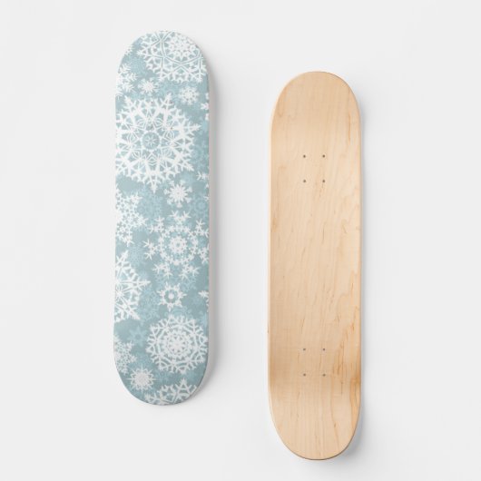 Snowflake patroon skateboard (Voorkant)