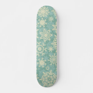 Snowflake patroon skateboard