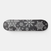 Snowflake patroon skateboard (Horizontaal)