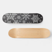 Snowflake patroon skateboard (Horizontaal)