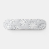 Snowflake patroon skateboard (Horizontaal)