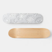Snowflake patroon skateboard (Horizontaal)