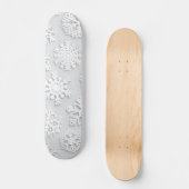 Snowflake patroon skateboard (Voorkant)
