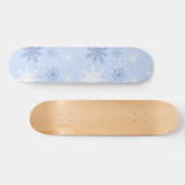 Snowflake patroon skateboard (Horizontaal)