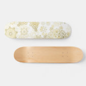 Snowflake patroon skateboard (Horizontaal)