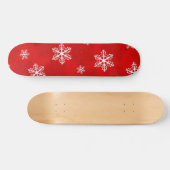 Snowflake patroon skateboard (Horizontaal)