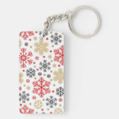 Snowflake patroon sleutelhanger (achterkant)
