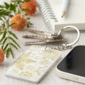 Snowflake patroon sleutelhanger (Voorkant Rechts)